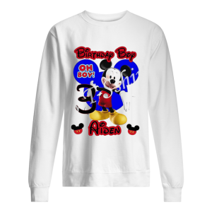 Mickey mouse birthday boy oh boy 3 aiden shirt 2