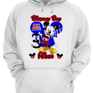 Mickey mouse birthday boy oh boy 3 aiden shirt 3