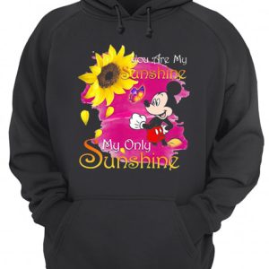 Mickey mouse butterfly sunflower you are my sunshine my only sunshine shirt 3
