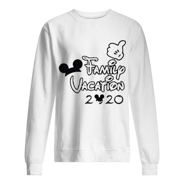 Mickey mouse ear family vacation 2020 shirt