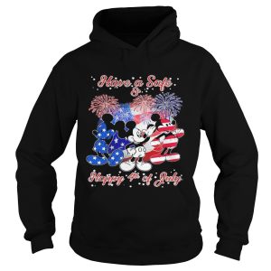 Mickey mouse have a safe and happy 4th of july firework american flag independence day shirt 1