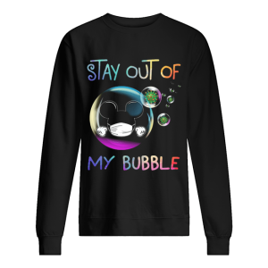 Mickey mouse wear mask stay out of my bubble coronavirus shirt 2