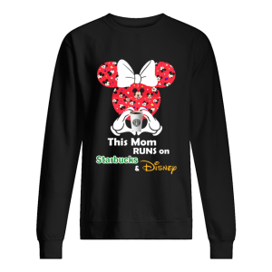 Mickey this mom runs on Starbucks and Disney shirt 2