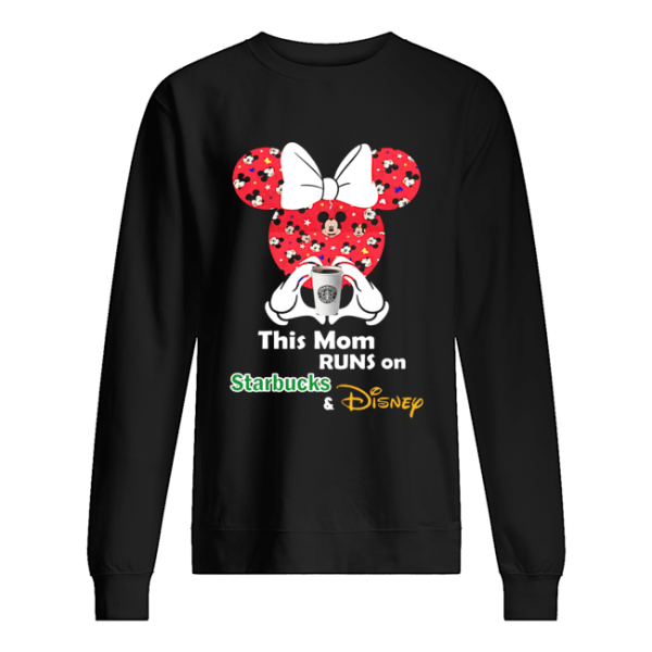 Mickey this mom runs on Starbucks and Disney shirt