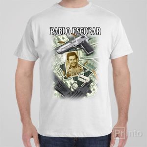 Pablo Escobar collage T shirt 1