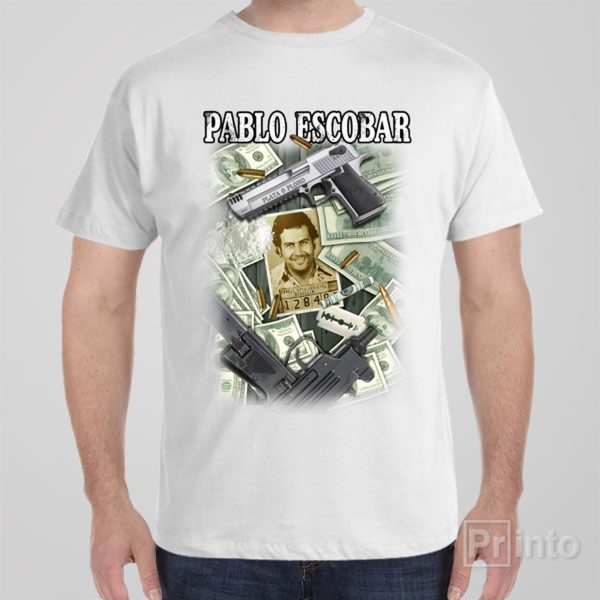 Pablo Escobar collage – T-shirt