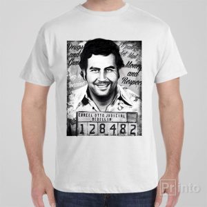 Pablo Escobar mugshot – T-shirt