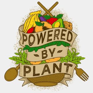 Powered by plant T shirt 2