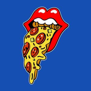 Rolling pizza T shirt 2