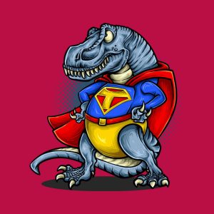 Super T Rex T shirt 2