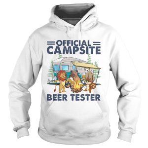 campsite beer tester truck lion bear sloth squirre fire shirt 1