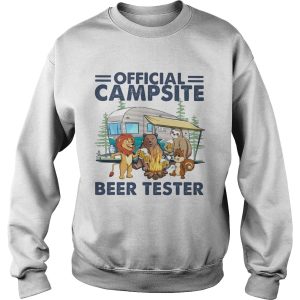 campsite beer tester truck lion bear sloth squirre fire shirt 2