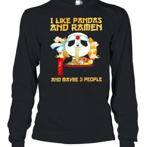 i like pandas and ramen and maybe 3 people shirt 1