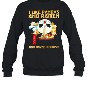 i like pandas and ramen and maybe 3 people shirt 2