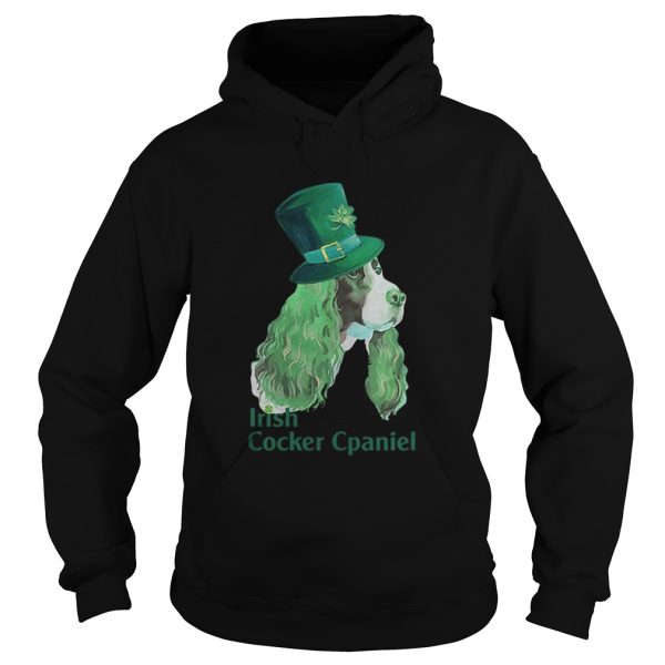 irish cocker spaniel st patricks day shirt