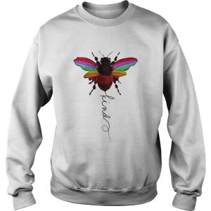 lgbt bee kind white shirt 2