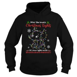 may the lovely Christmas lights fill your lights with brightness and positivity shirt