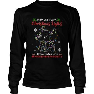 may the lovely Christmas lights fill your lights with brightness and positivity shirt 2