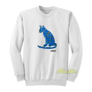 Abba Blue Cat Sweatshirt