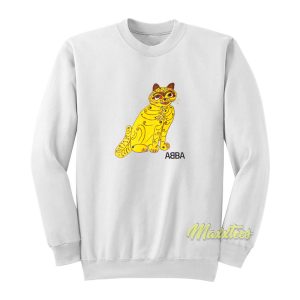 Abba Yellow Cat Sweatshirt