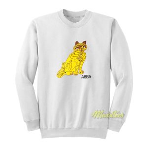 Abba Yellow Cat Sweatshirt