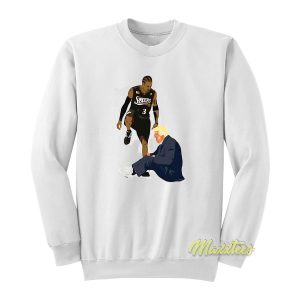 Allen Iverson Steps Over Donald Trump Sweatshirt