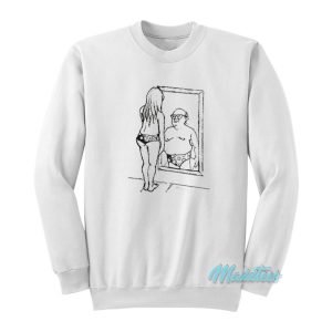 Annie Lederman Danny Devito Girl Mirror Sweatshirt