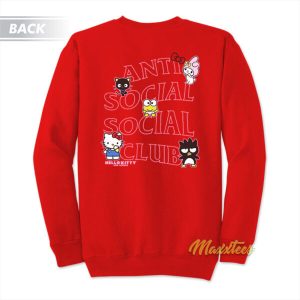 Anti Social Social Club Hello Kitty and Friends Sweatshirt 3