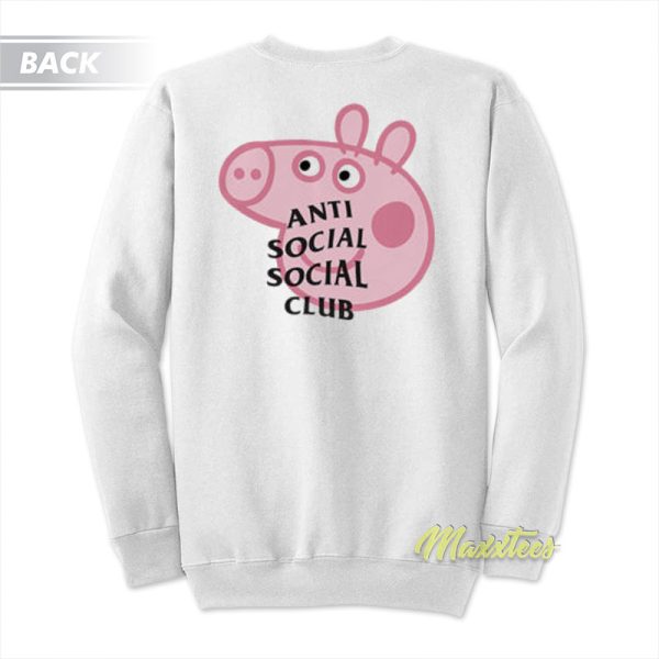 Anti Social Social Club Peppa Pig Sweatshirt