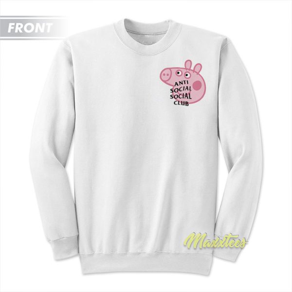 Anti Social Social Club Peppa Pig Sweatshirt