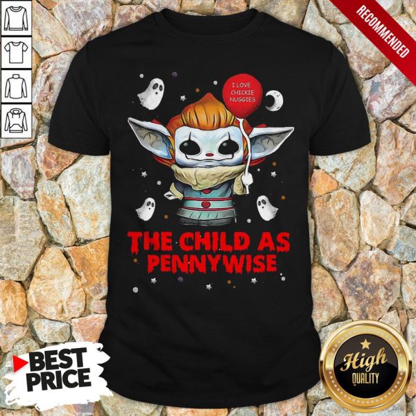 Baby Yoda Balloon The Child As Pennywise Halloween Shirt