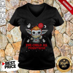 Baby Yoda Balloon The Child As Pennywise Halloween Shirt 3