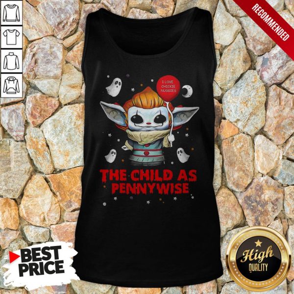 Baby Yoda Balloon The Child As Pennywise Halloween Shirt