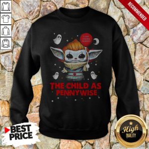 Baby Yoda Balloon The Child As Pennywise Halloween Shirt 5