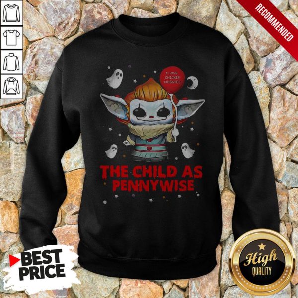 Baby Yoda Balloon The Child As Pennywise Halloween Shirt