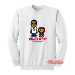 Bape x Travis Scott Baby Milo Sweatshirt