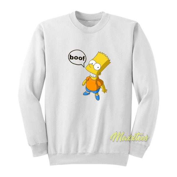 Bart Simpson Boof Sweatshirt