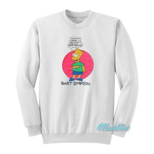 Bart Simpson I Didn’t Do It Sweatshirt