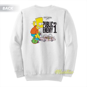 Bart Simpson Public Enemy Sweatshirt