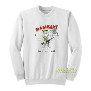 Bart Simpson Rambart Sweatshirt