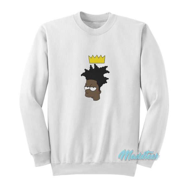 Bartsquiat Simpson Jean Michel Basquiat Sweatshirt