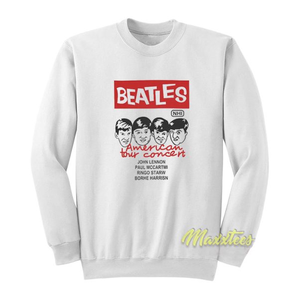 Beatles American Tour Concert Sweatshirt