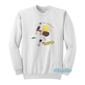 Beavis and Butt-Head Frog Baseball Sweatshirt