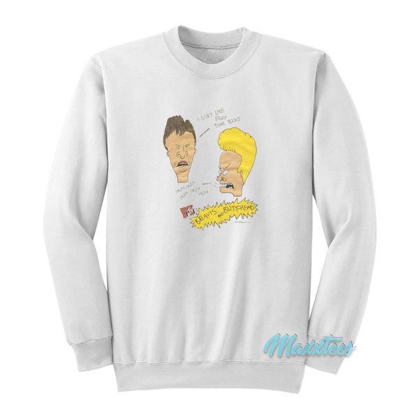 Beavis and Butt-Head Stuff That Sucks Sweatshirt