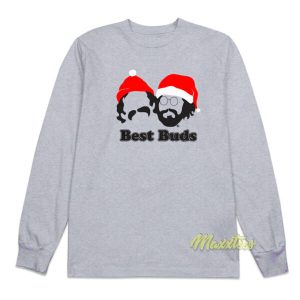 Best Buds Cheech and Chong Christmas Long Sleeve Shirt