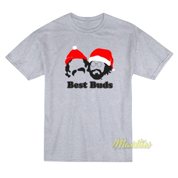 Best Buds Cheech and Chong Christmas T-Shirt