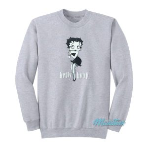 Betty Boop BW Sweatshirt Cheap