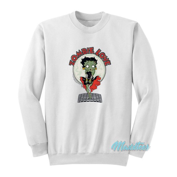 Betty Boop Breezy Zombie Love Sweatshirt