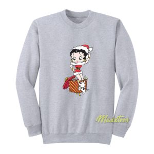 Betty Boop Christmas Present Sweatshirt