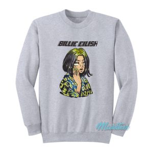 Billie Eilish Anime Portrait Sweatshirt